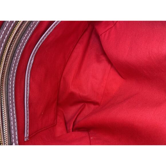 Dooney & Bourke Authenticated Ashby Saffiano Dk Pastel Pink Leather Shoulder Bag - Picture 5 of 9